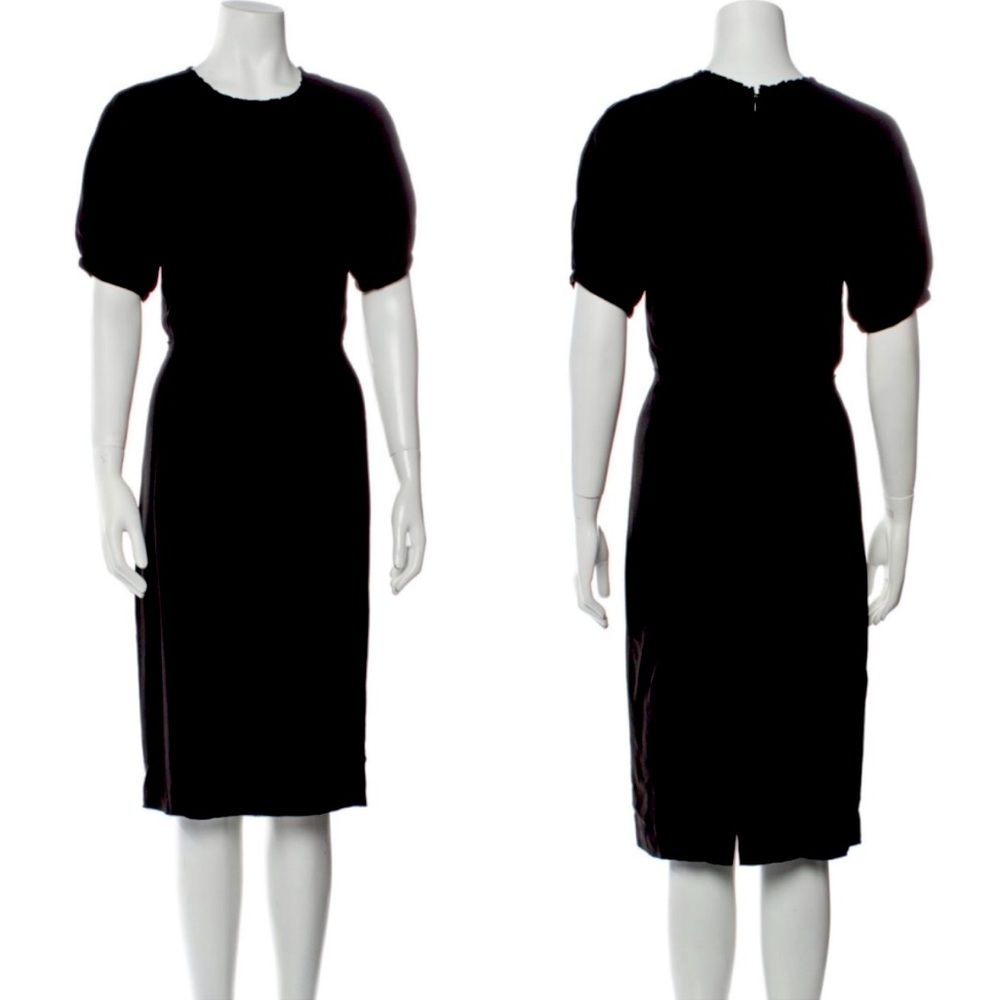 Prada black midi dress